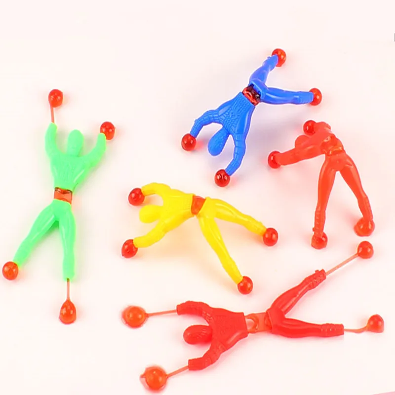 

20PCS Random Color Funny Birthday Vent Novel Party Gift Supplies Sticky Wall Climbing Kid Climber Men Fillers Educational Toy