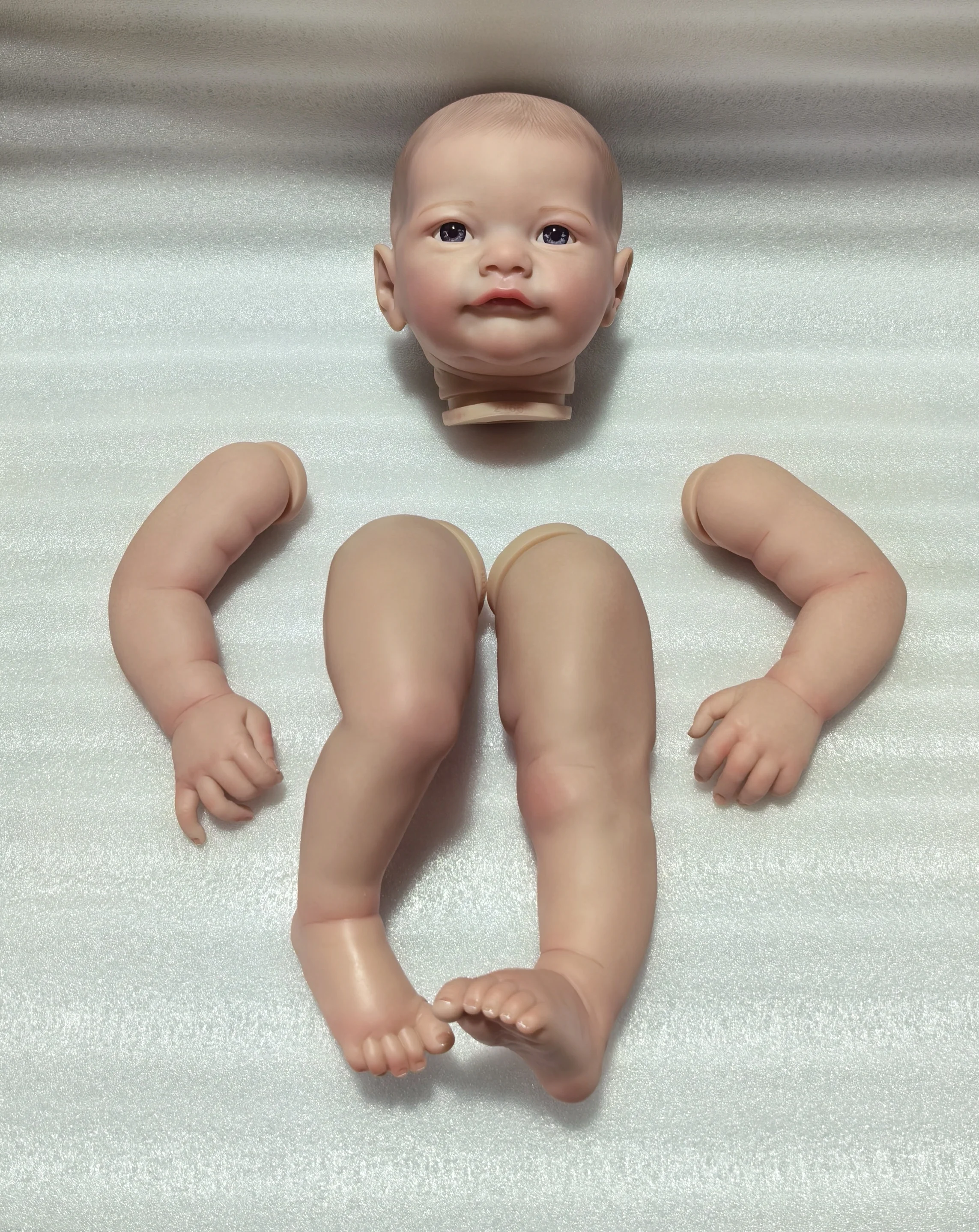

NPK 24-дюймовый комплект куклы Tobiah Baby — реалистичная готовая кукла с нарисованными деталями и венами, игрушка «сделай сам» для коллекционеров и художников