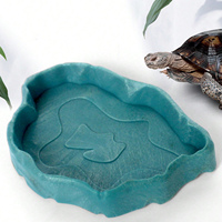 1pc - Versatile Small Reptile Feeding & Bathing Dish - Ideal For Lizards, Turtles -  Reptile Supplies