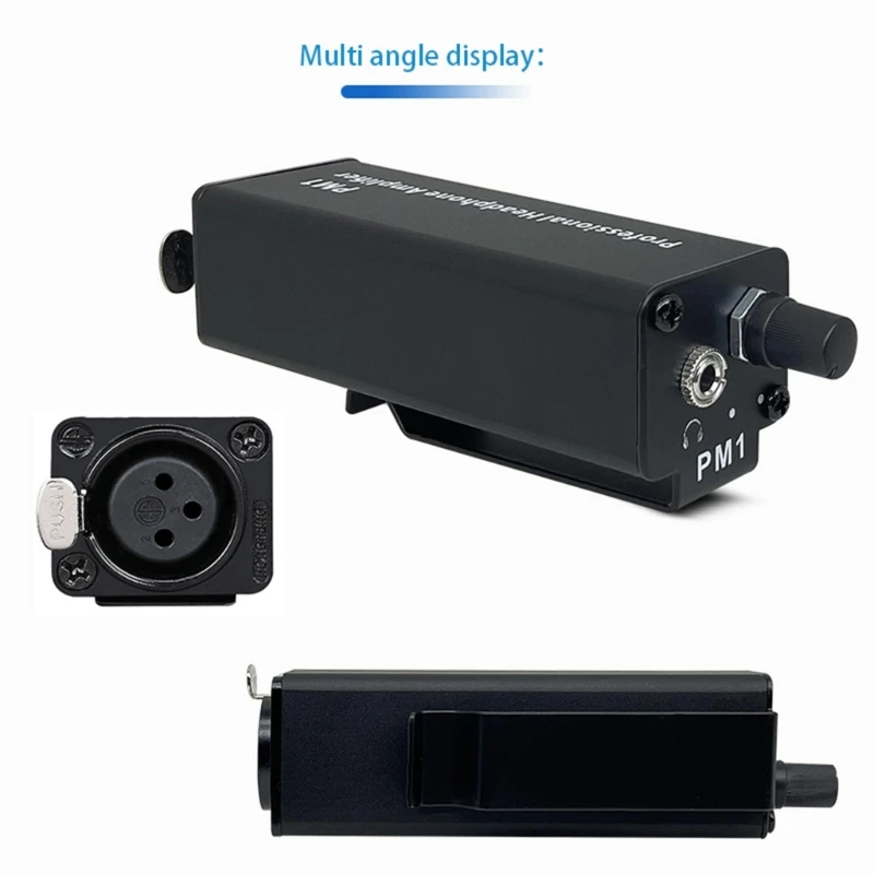 Convenient 3.5mm Headphone Amplifier Adapter No Interferences HiFi Sound for High Fidelitys Sound Experience