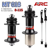 ARC MT018 Hub 32 Holes MTB Mountain Bicycle quick Release hubs Disc Brake Bearing Aluminum Alloy Hub freehub for HG 11S
