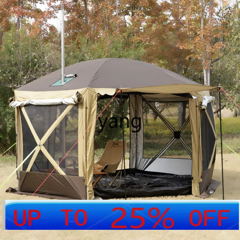 LH big tent canopy rear tent windproof and rainproof beach camping tent
