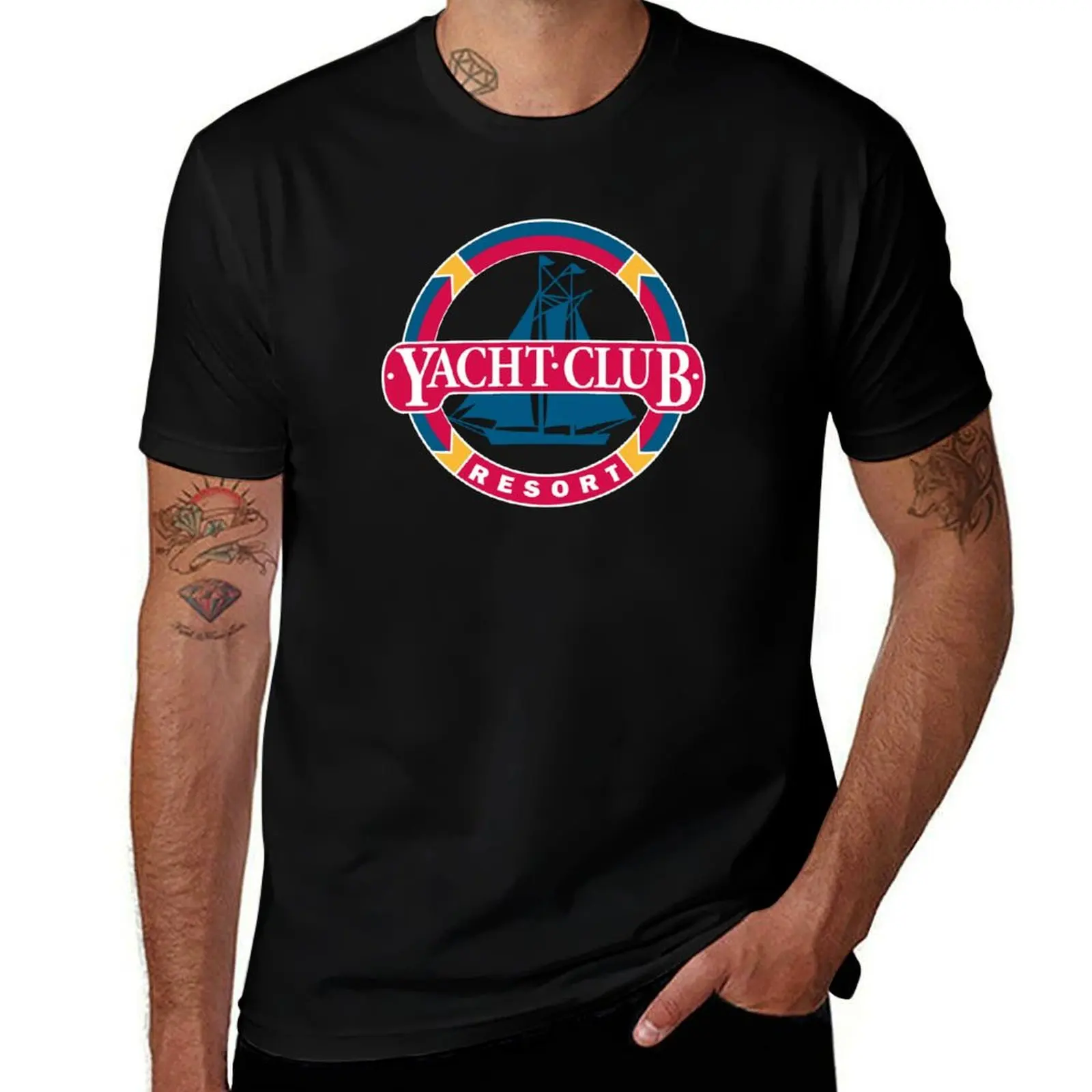 Yacht Club Resort T-Shirt Lightweight Print T-Shirt