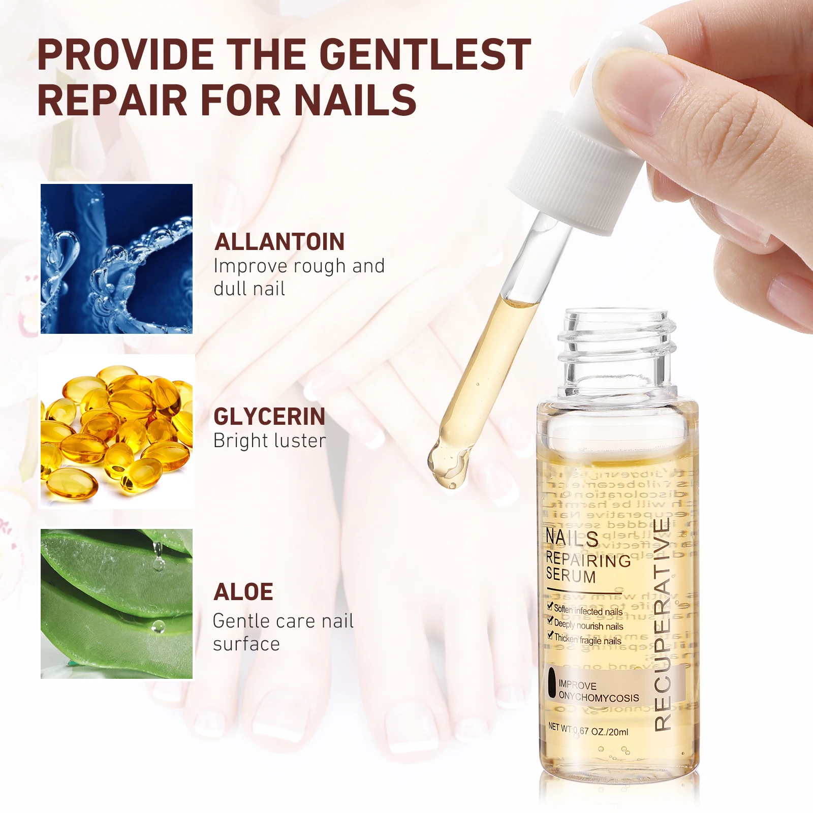 1pc 爪真菌症修復ソリューション爪強化柔軟剤キューティクルオイルペン血清保湿健康な爪治療液