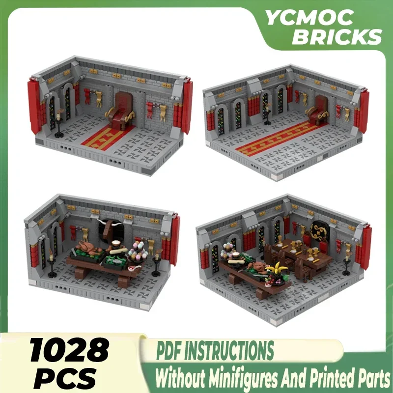 

Medieval Castle Model Moc Building Bricks Royal Castle Scene Technology Modular Blocks Gifts Christmas Toys DIY Sets Assembly