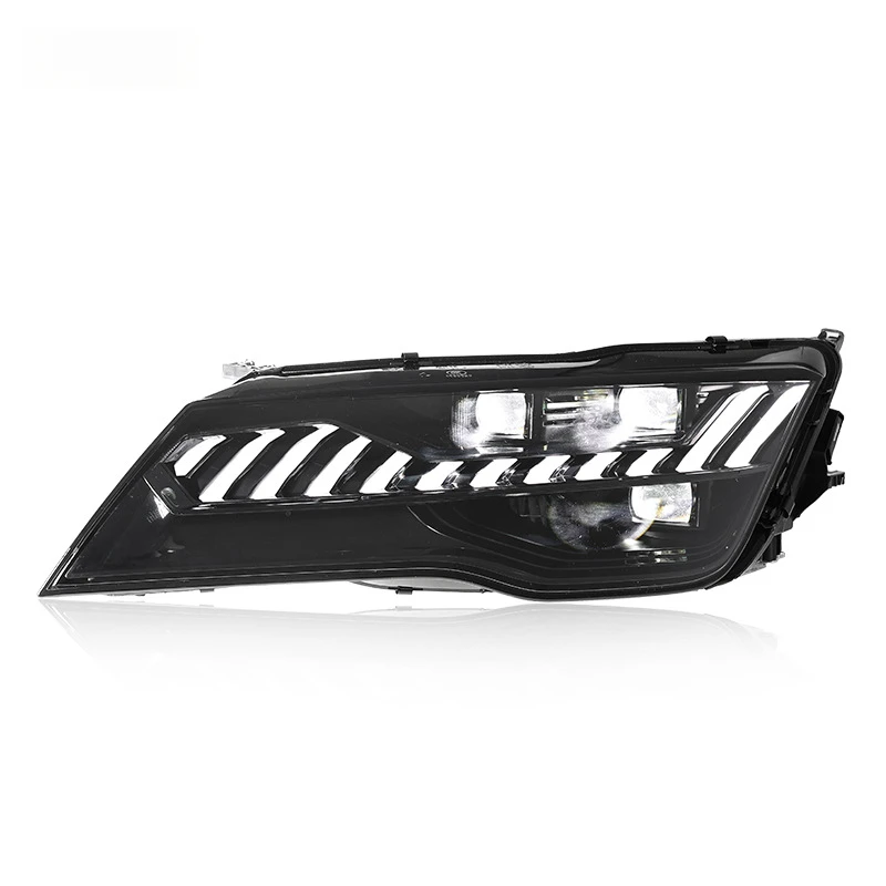 Suitable for 2011-2014 Audi A7 Headlight Assembly Modification New RS7 Daytime Running Lights LED Flowing Turn Signal Lens