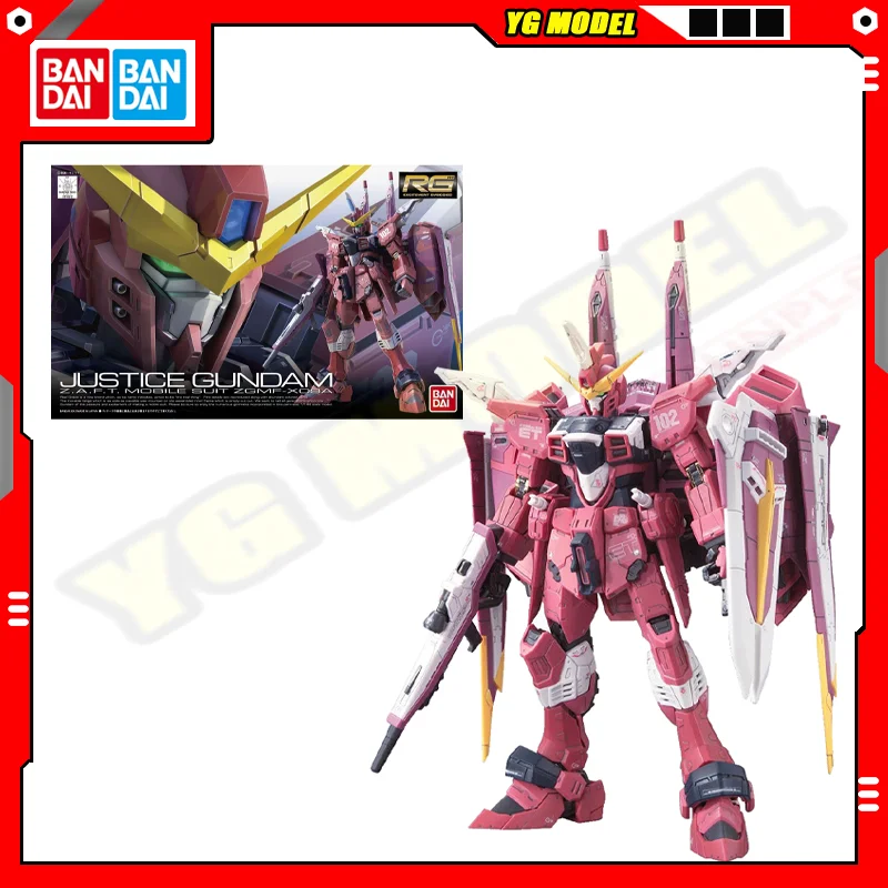 

BANDAI Gundam 1/144 RG стандартная модель для справедливости Gundam набор для сборки фигурки единорога на свободу фигурки модель оригинал