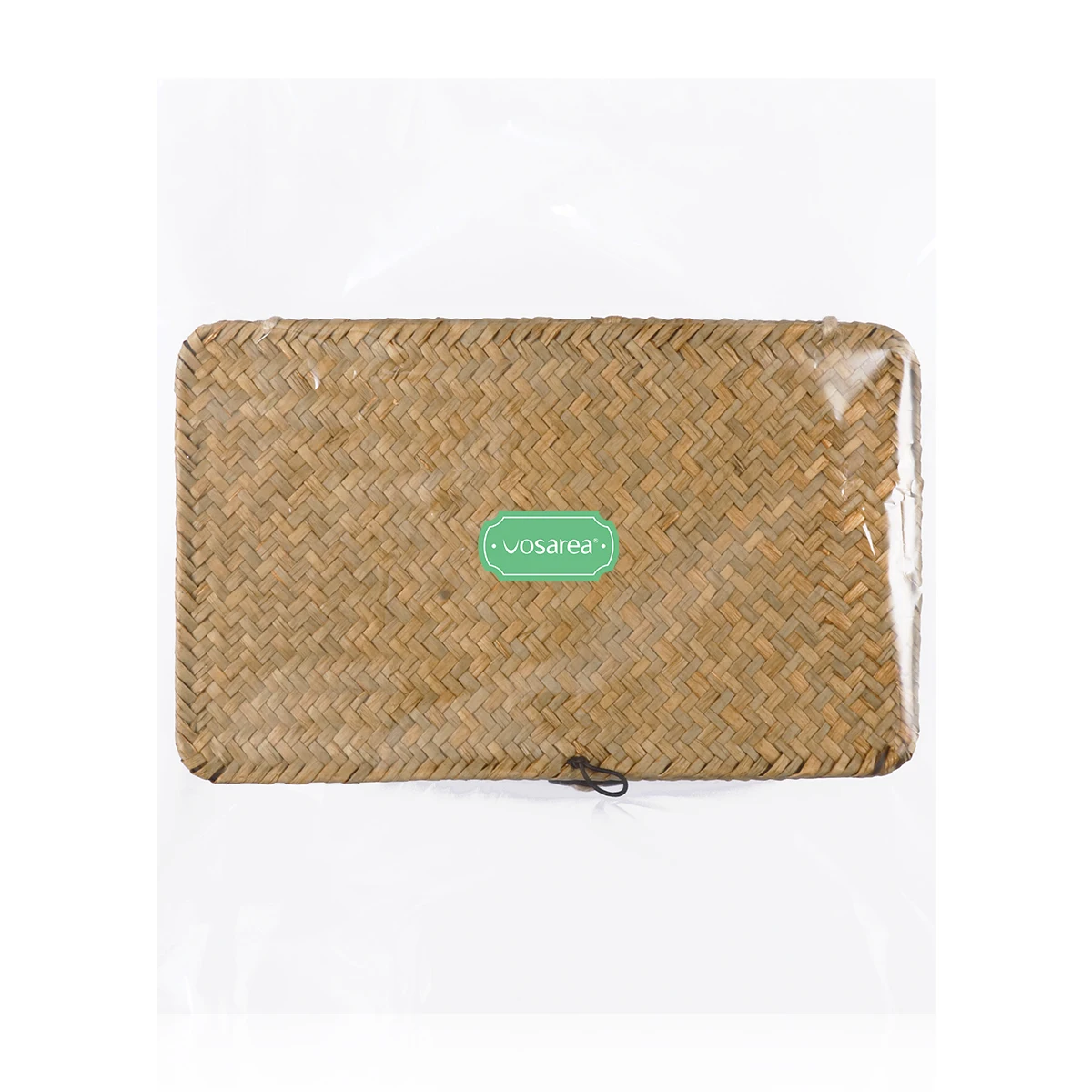 

Natural Woven Storage Baskets Eco-Friendly Seaweed Organizer For Home Kitchen Bedroom Desktop Book Storage Box Sea Grass