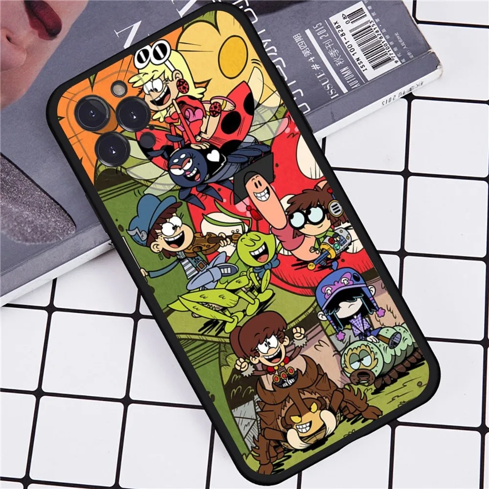 The L-Loud House Phone Case For IPhone 15 8 7 6 6S Plus X SE 2020 XR XS 14 11 12 13 Mini Pro Max Mobile Case