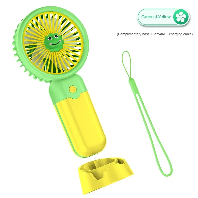 Mini Handheld Fan Storm Small Pocket Mini Fan Rechargeable Portable Student Desktop USB Fan