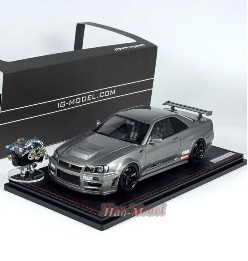 IG 1/18 For Nissan Nismo Omori Factory CRS Resin Diecast Model Car Simulation Toys Boys Birthday Gifts Hobby Display Collection