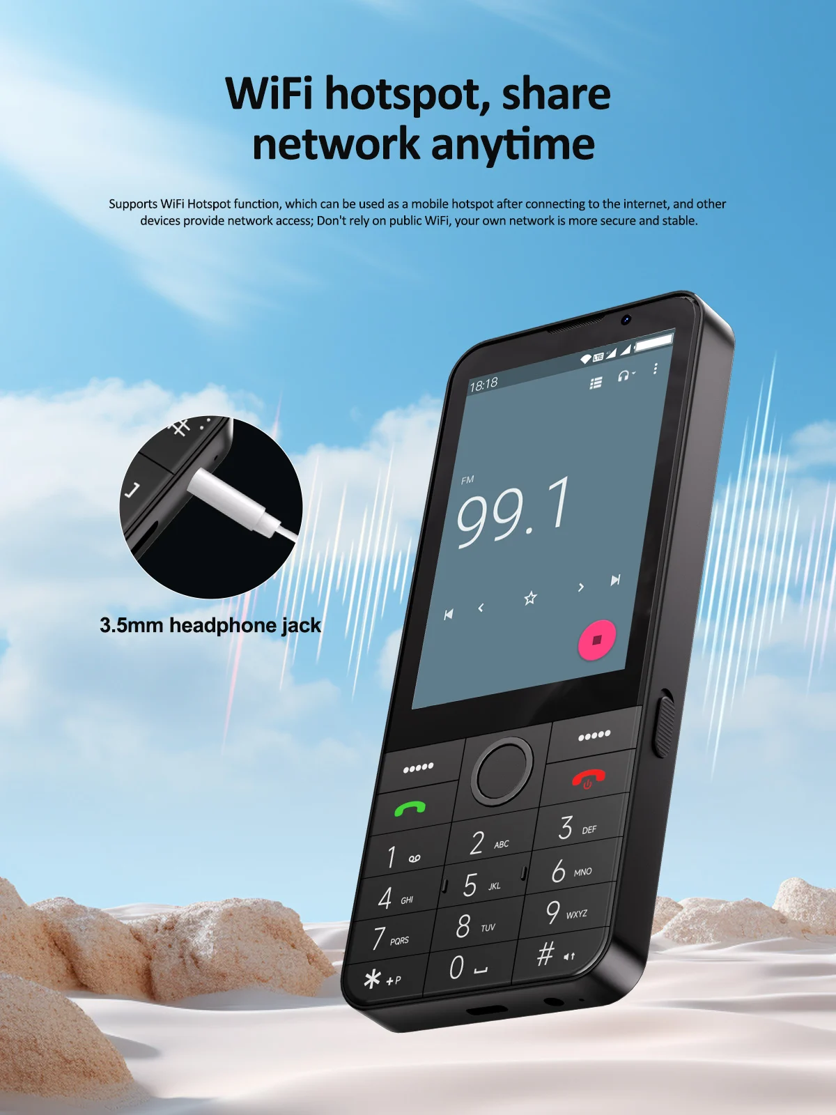 SERVO F26 PRO Android Smartphone Touch Screen 4G Cellular 3.5" Display WiFi GPS Google Play Button Smart Phones Dual SIM 2850mAh