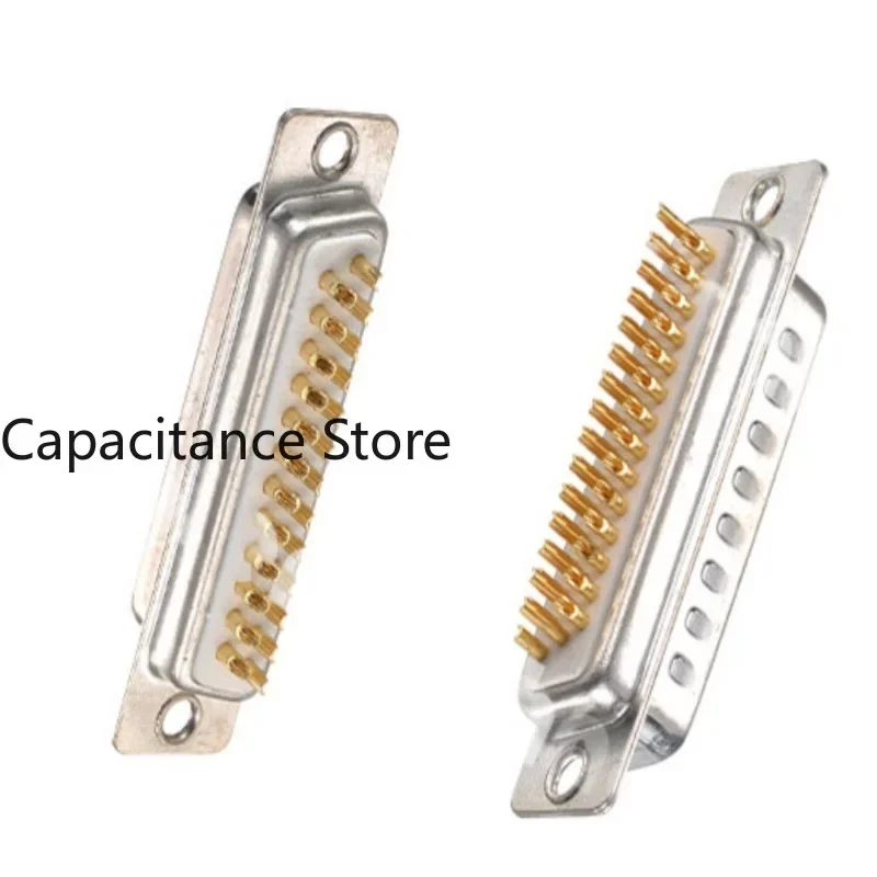 

10 шт. DB9/15/VGA/25/37/44/50 мужские и женские паяльные соединения из чистой меди, белая резина, позолоченный разъем RS232