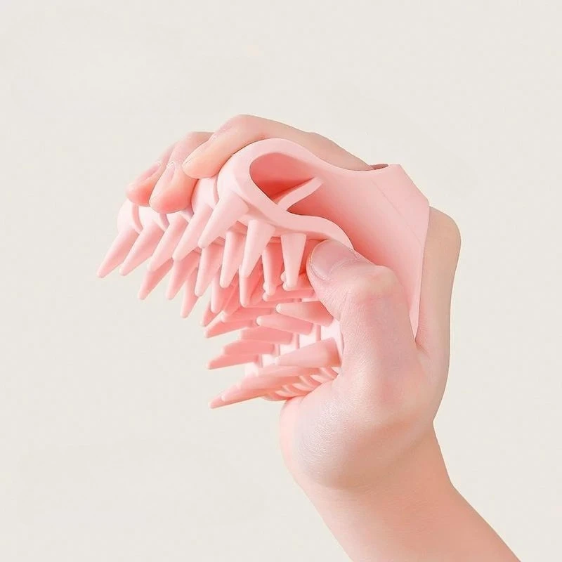 Silicone Shampoo Comb Household Cleaning Summer's New Scalp Massage Special Tool for The Head Cleaning and Bathroom Shampoo Comb
