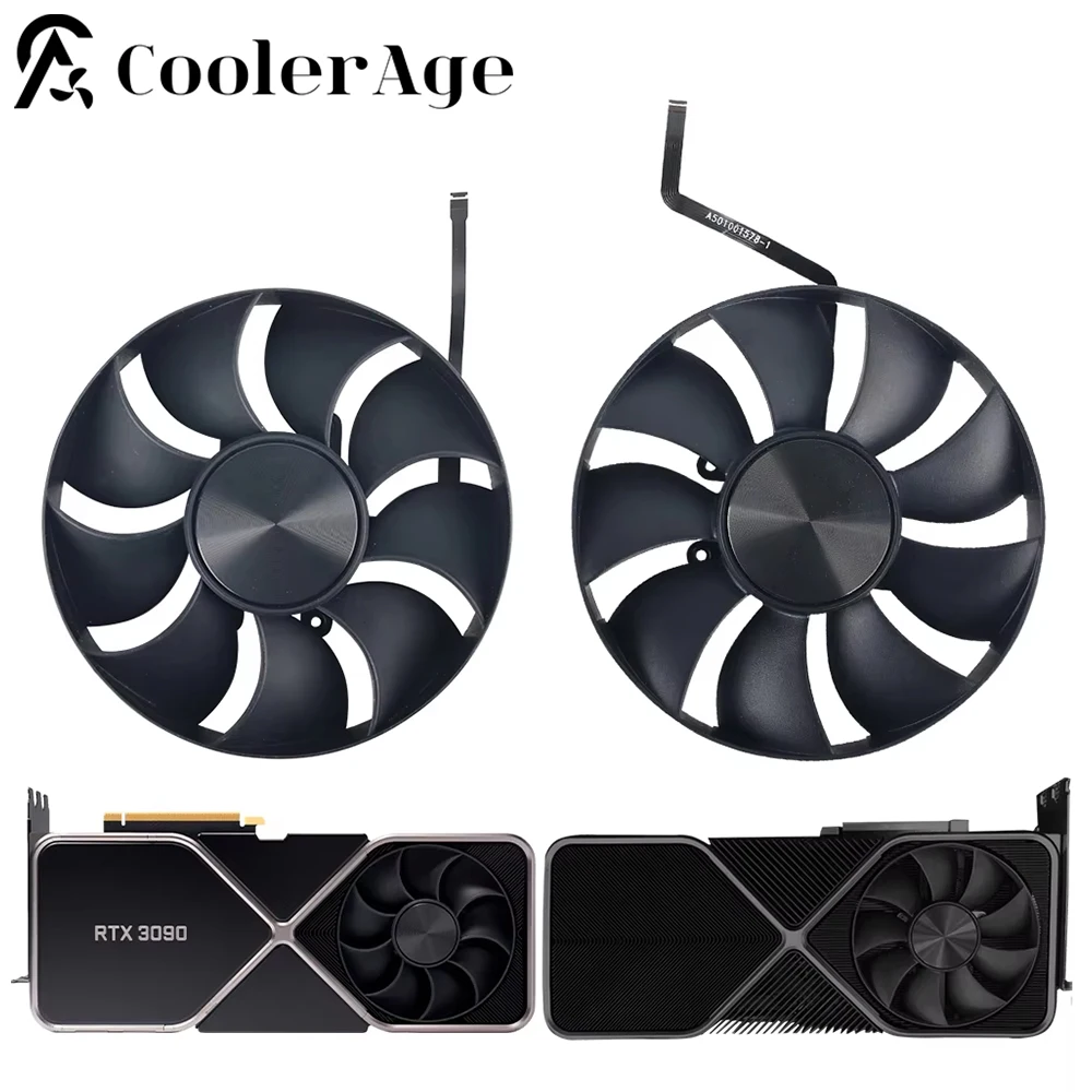 

Вентилятор для видеокарты NVIDIA GeForce RTX 3090 3090Ti Founders Edition, 110 мм RTX 3090 FE 3090FE
