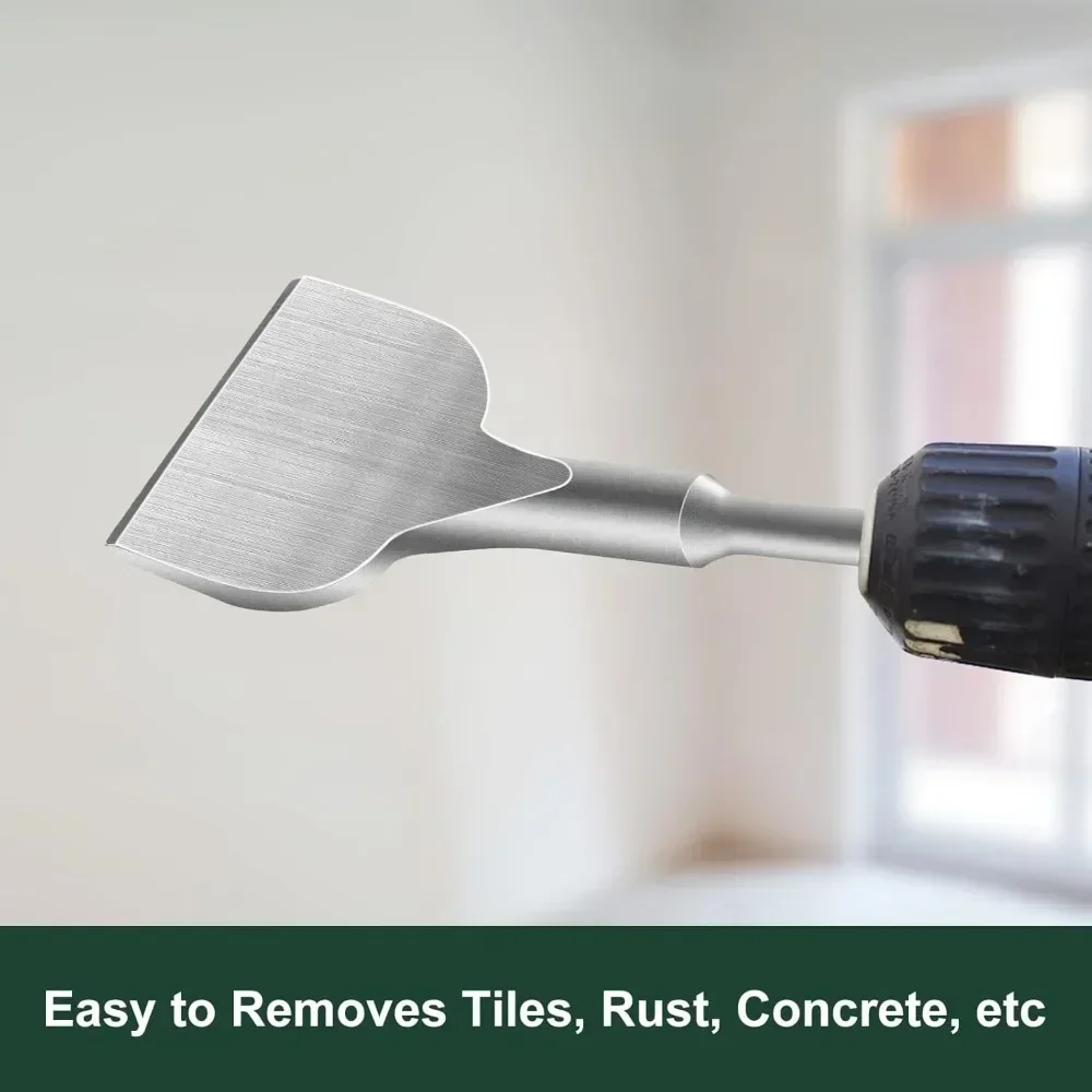 

Tile Chisel SDS Plus, [17x165x75 Mm] 25° Bending,Professional Tile Chisel For All SDS Plus Impact Hammers And Electric Hammers