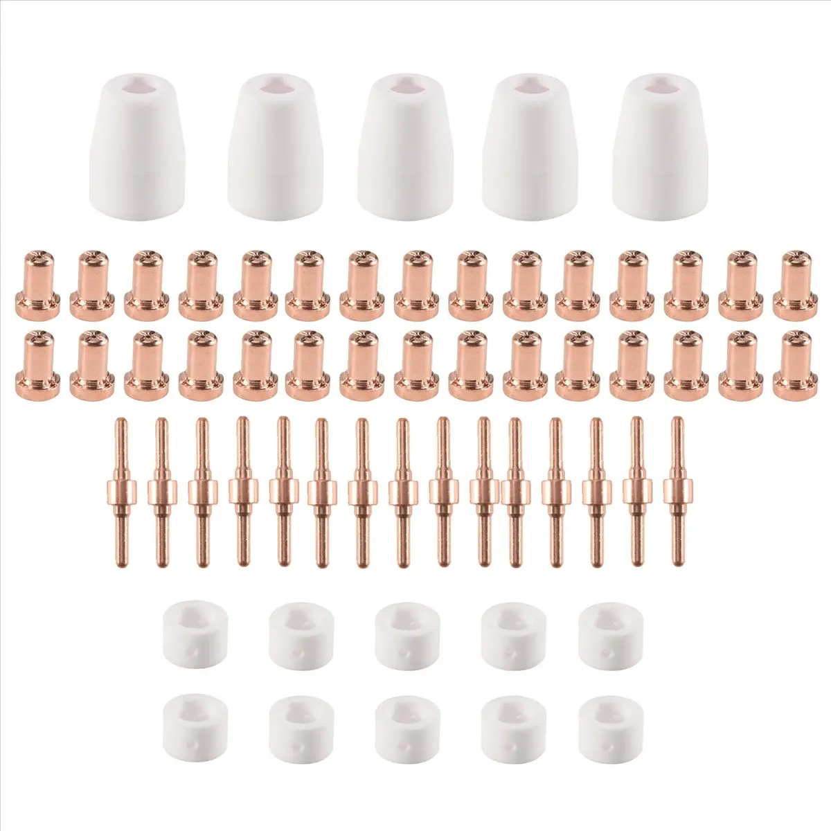 ABBQ SALE 60 Pieces of Plasma Cutting Consumables for Cut40 50 Flashlight with Plasma Cutter PT31 LG40