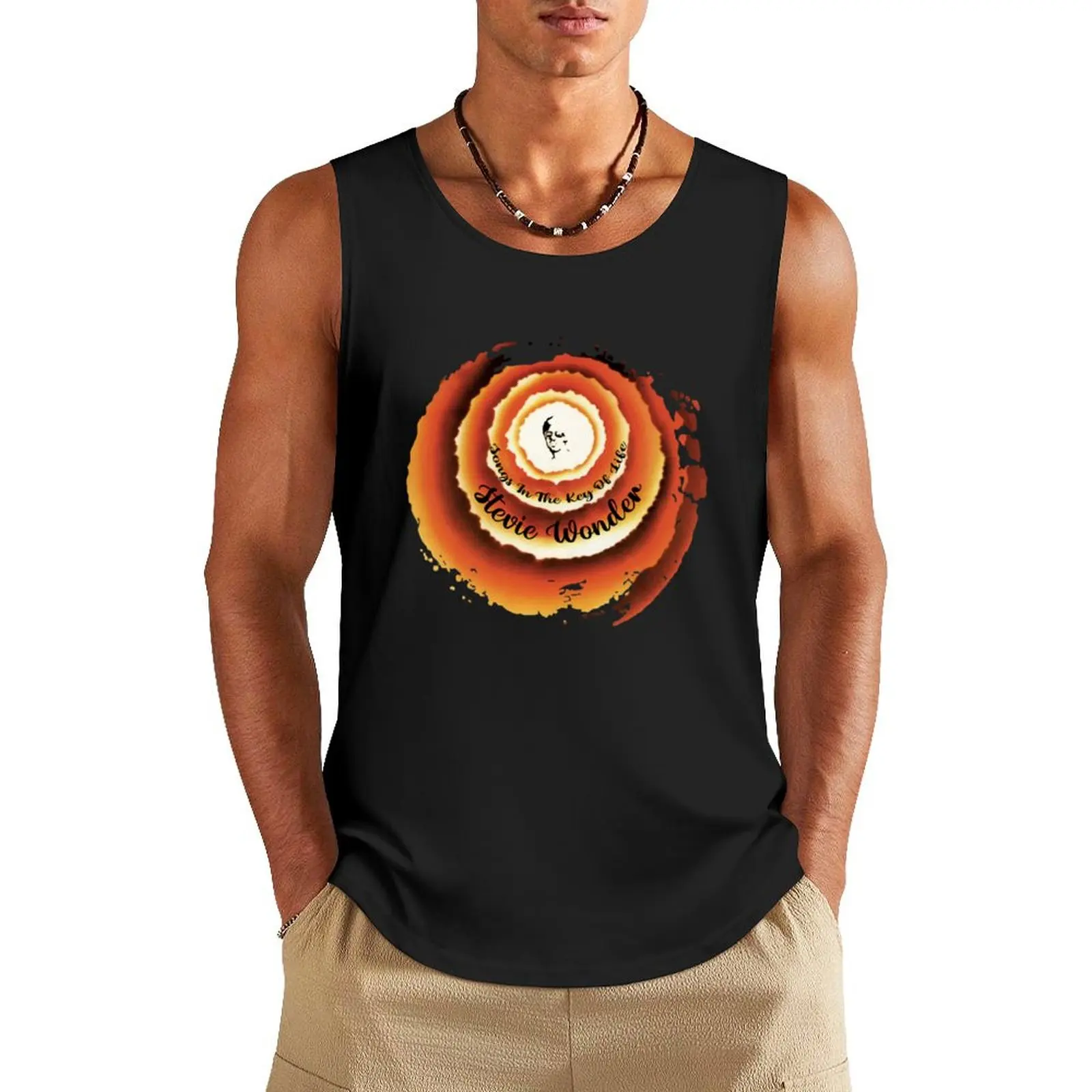 Songs In The Key Of Life Gift Tank Top male top sleeveless jackets t-shirt Men's