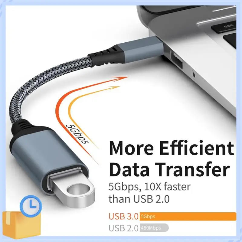 

Popular High Quality Data Cable Type-C To USB3.0 Transfer Cable For Mobile Tablet Computer Vehicle Extension Converter