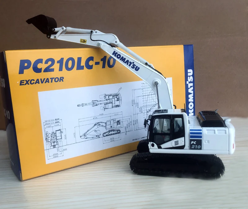 1:50 KOMASTU PC210LC-10 Excavator Model Gifts Souvenir Toys