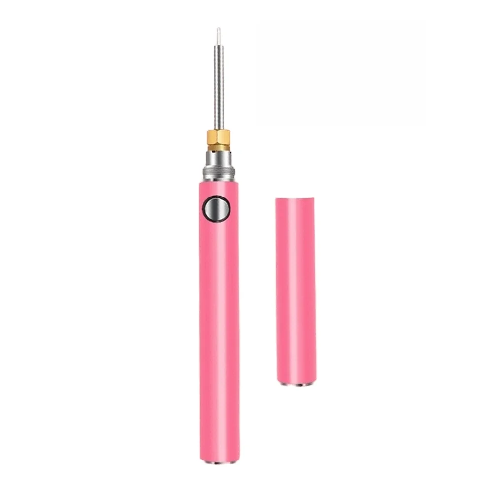 

1Set Rechargeable Cordless Handy Hot Wire Pen Smart Temperature Control For Braiding With Multiple Tips Fast Alloy Tool