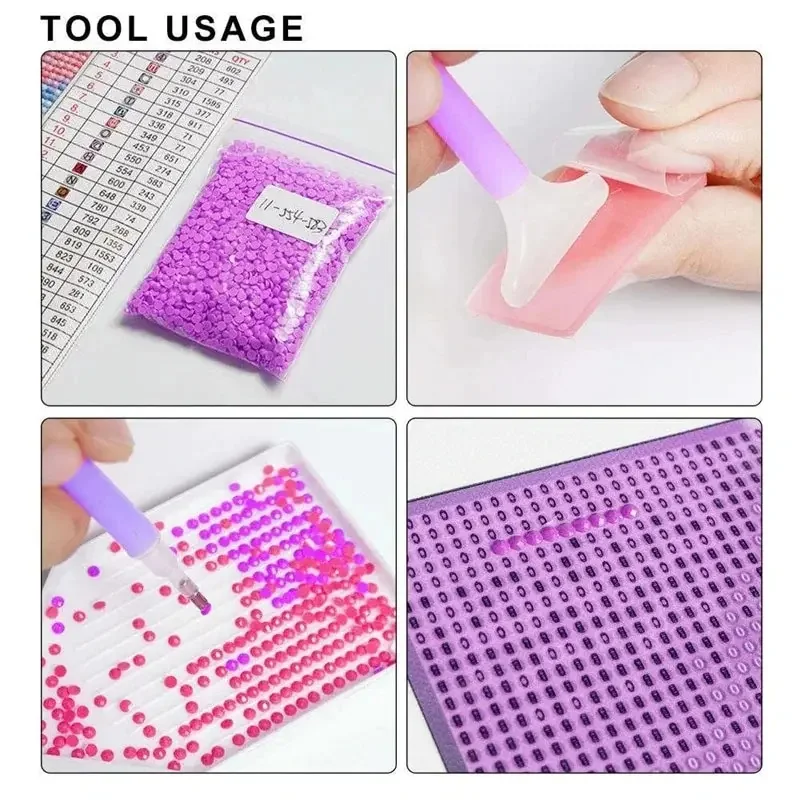 Frameless, Diamond Mosaic Flowers Basket Suitable For Beginners Embroidery DIY Picture Painting Handmade Gift - view 6