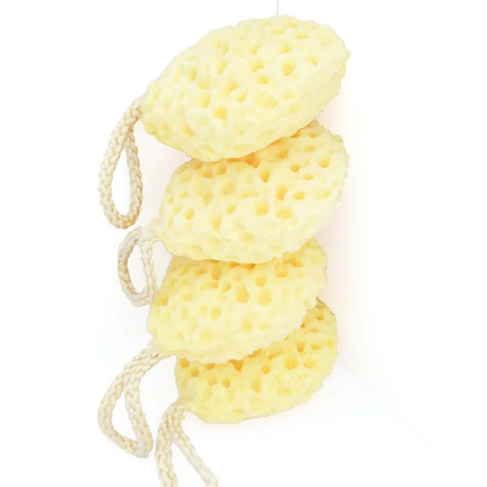 

2pcs Bath Sponge Honeycomb Shower Ball High Quality Moisturizing Skin Care Gentle Cleansing Body Scrubber No Crumbs Durable Bath