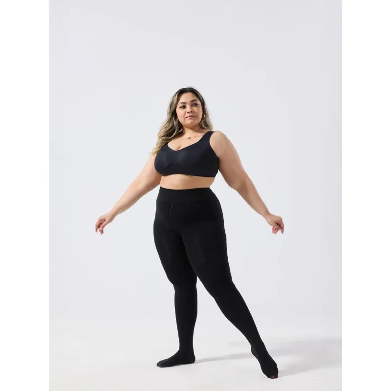 ถุงน่องผู้หญิงไซส์ใหญ่ 120D ยืดหยุ่นสูง หนา สำหรับฤดูใบไม้ผลิและฤดูใบไม้ร่วง เซ็กซี่ ไนลอน ถุงน่องไซส์ใหญ่ ป้องกันการเกี่ยวขาด