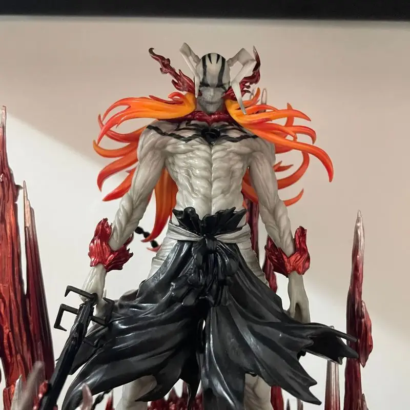 

Happy Toy Shop 35cm Bleach Kurosaki Ichigo Hollowfication Anime Figure Gk Statue Model Collection Desktop Decoration Ornament