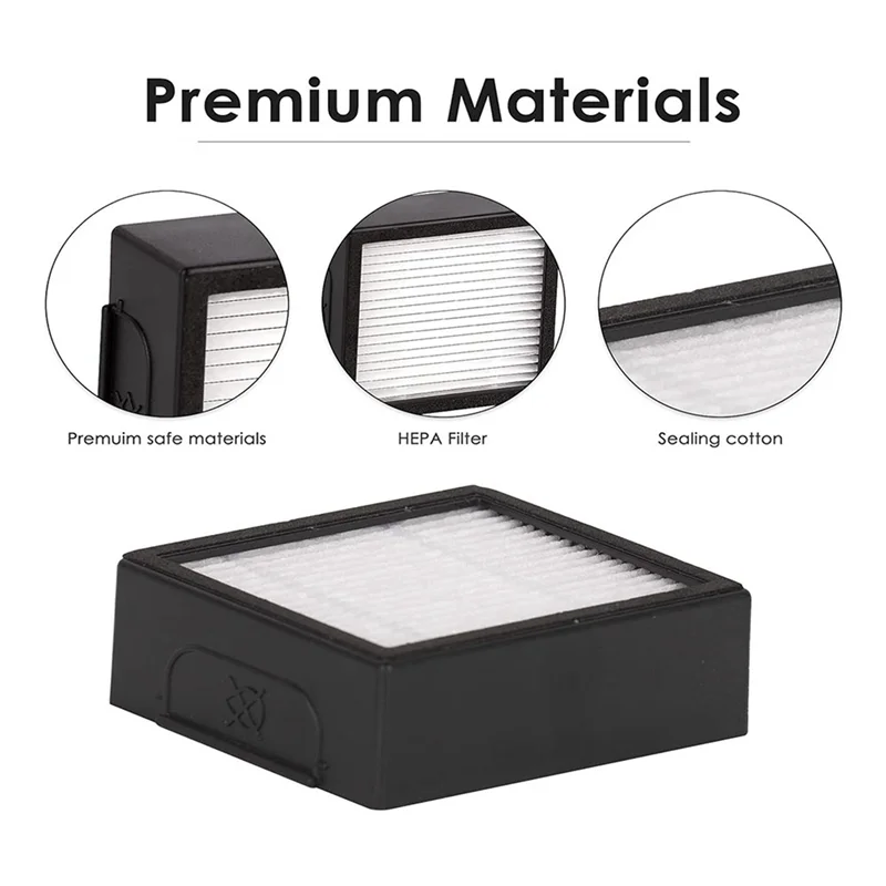 A47U 16PCS Replacement HEPA Filter For Irobot Roomba Combo J7+ J9+ Robotic Vacuum Cleaner HEPA Filters Replacement Kit