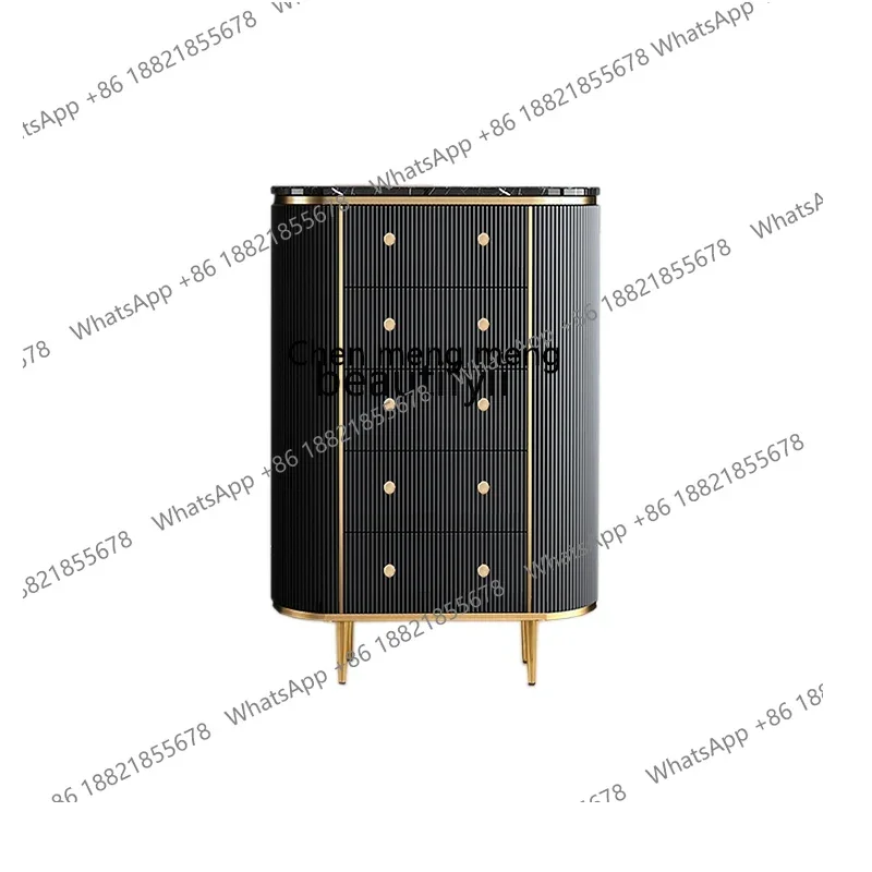 cc182R Chest of Drawers Mild Luxury Marble Storage Living Room Multi-Drawer Locker Three Four-Bucket Cabinet