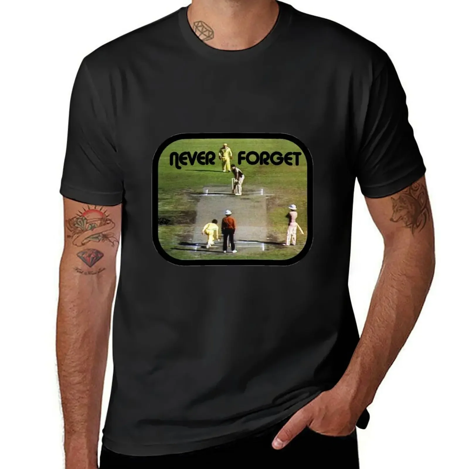 The 1981 Underarm Incident T-Shirt summer clothes man t shirt Men's clothing