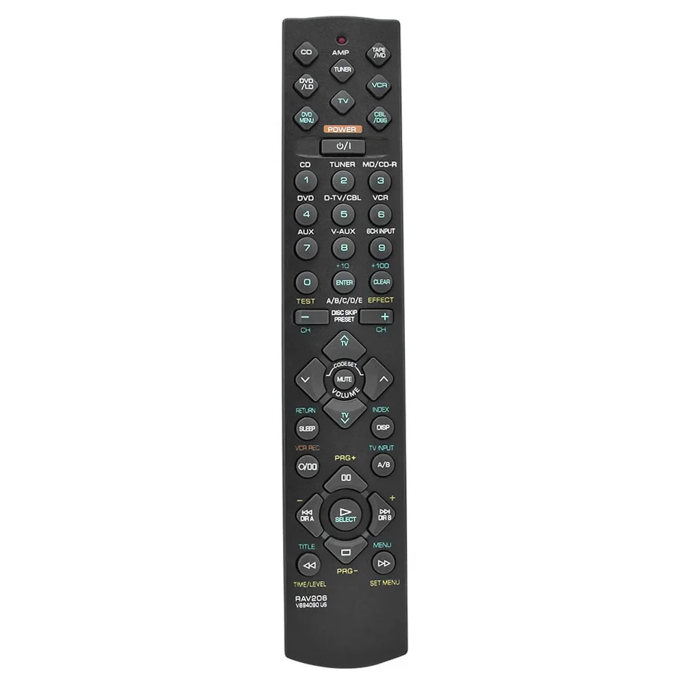 New RAV206 V694090US Fit For Yamaha AV Receiver Remote Control YHT18 YHT24 YHT34 RXV520 RXV420 HTR5440 RXV495 HTR-5450