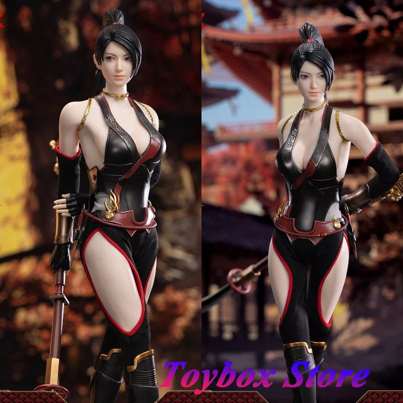 

SWTOYS FS076 1/6 Collectible Ninja Momiji Female Action Figure Seamless Body Design 12inch Black Long Hair Soldier Model Gifts