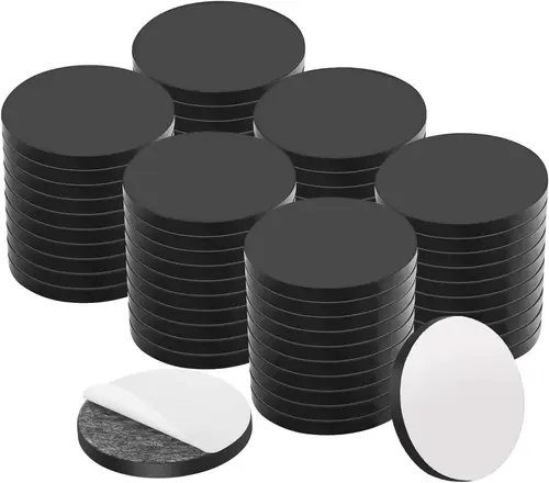 Pegatinas magnéticas pequeñas redondas autoadhesivas de punto magnético Flexible con respaldo adhesivo, pegatinas magnéticas adhesivas para bricolaje