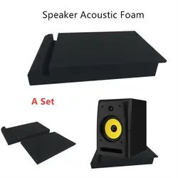 Desktop Speakers Isolation Panels Subwoofer Speaker Acoustic Foam Speakers Isolation Pads Studio Monitor Pads Speakers Sponge