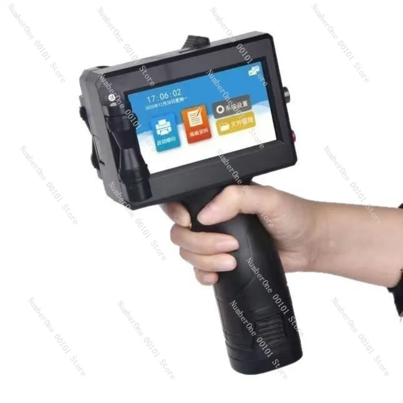 Handheld Inkjet Printer Intelligent Barcode Coding Machine for Production Date Carton Plastic Bag Packaging