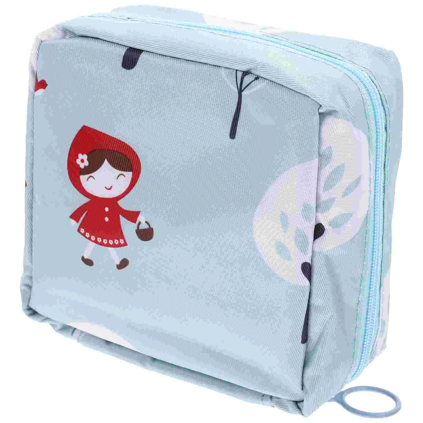 

Portable Period Bag Cute Accessories Aunt's Towel Storage Female Supply Delicate Polyester Convenient Pouch