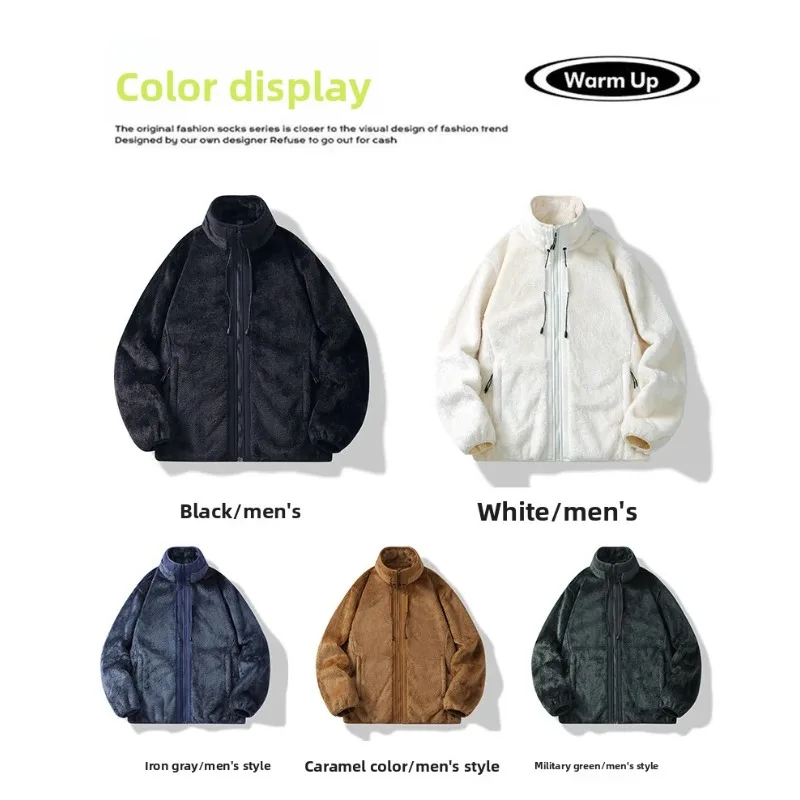 

Ветрозащитная теплая куртка для пар для велоспорта на открытом воздухе, весенне-осенняя, свободная и удобная, из кашемира