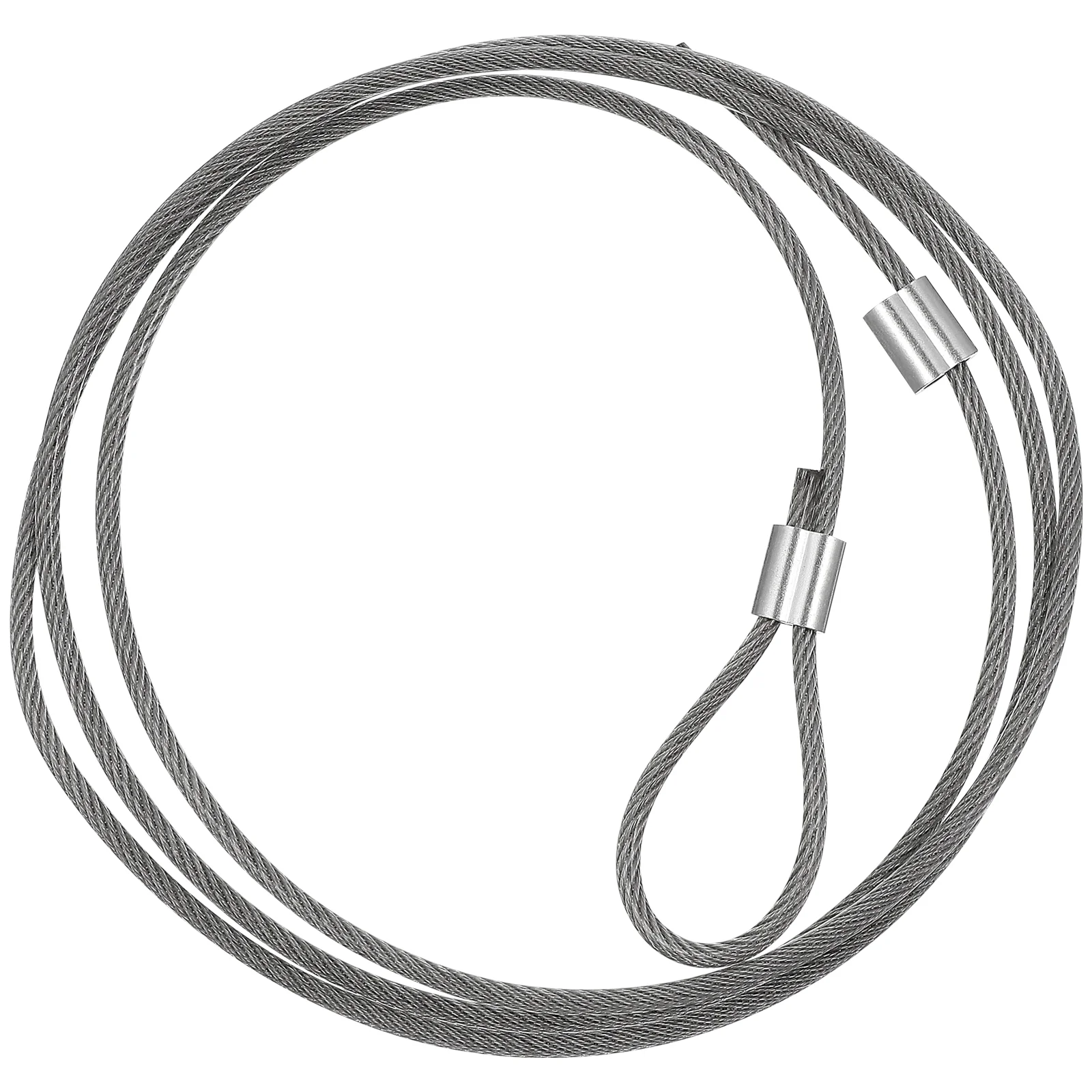 

1PC Basketball Hoop Threading Rope Steel Wire Cord Nets Replacement Fixing String Easy Installation High Strength