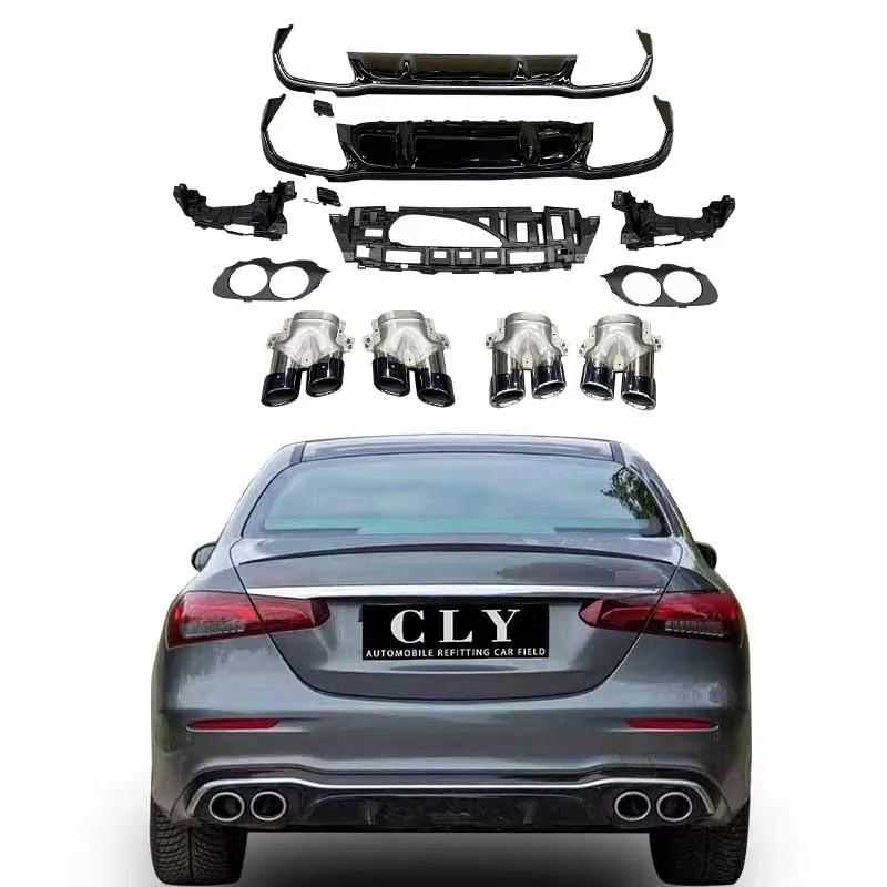 

Automotive Parts Tips for 2021 E-class W213 Upgrade E53 Diffuser with Exhaust Pipe