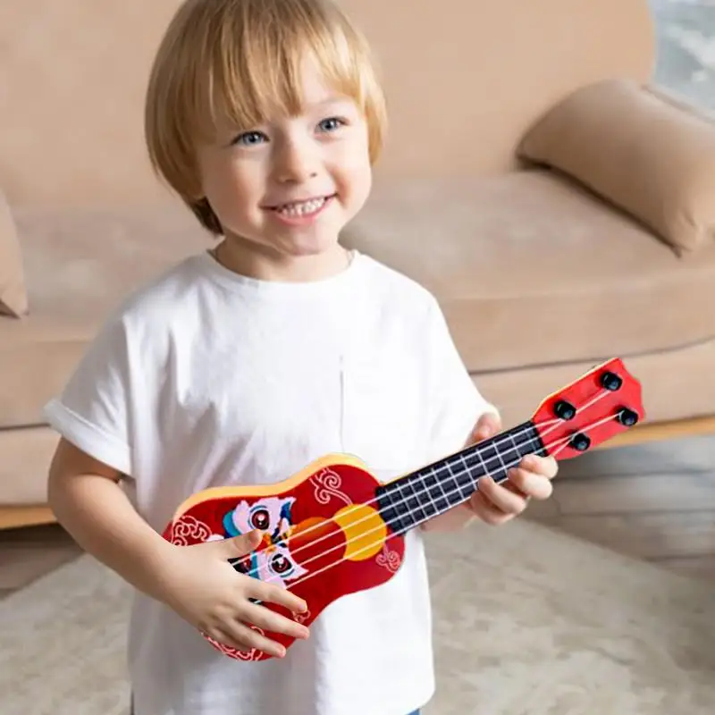 Kids Ukulele For Girls Musical Instruments Educational Toys Anti-Impact Mini Learning Musical Instrument For Preschool Children