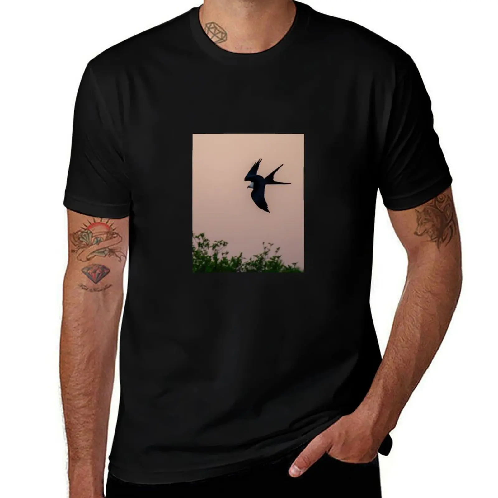 

SwallowTailed Kite at Dawn T-Shirt fashion shirts oversized Funny t-shirts t shirt for men