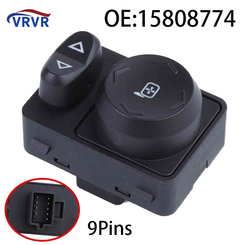 VRVR 15808774 20873600 Front Left Door Mirror Switch For Chevrolet Traverse 2009-2017 1S15796 MRS136 920-051 15938730