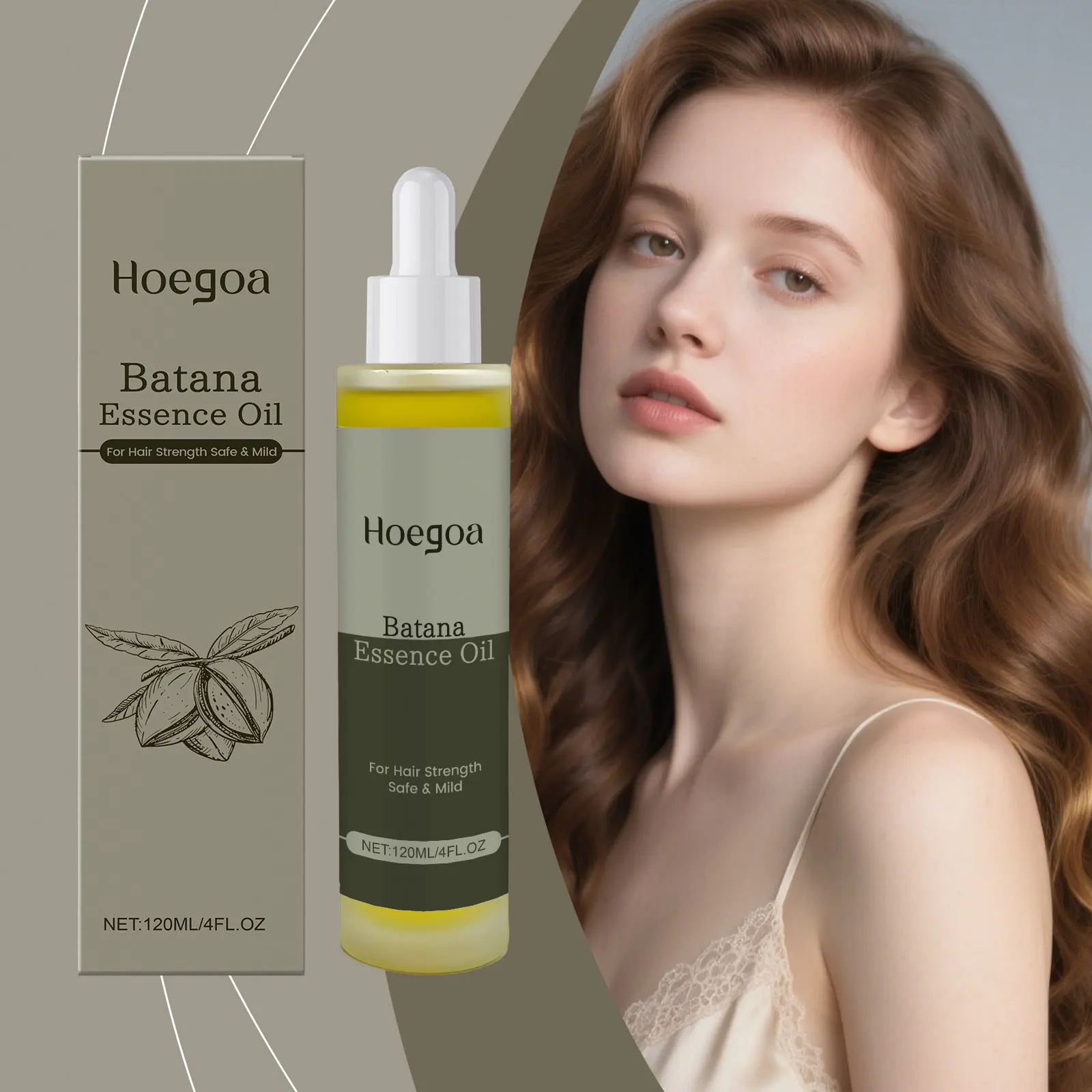 

Gentle Nourishing Batana Hair Oil, Aids Scalp Massage Smooth Hair Support Overall Hair Health From Root To Tip & Daily Care