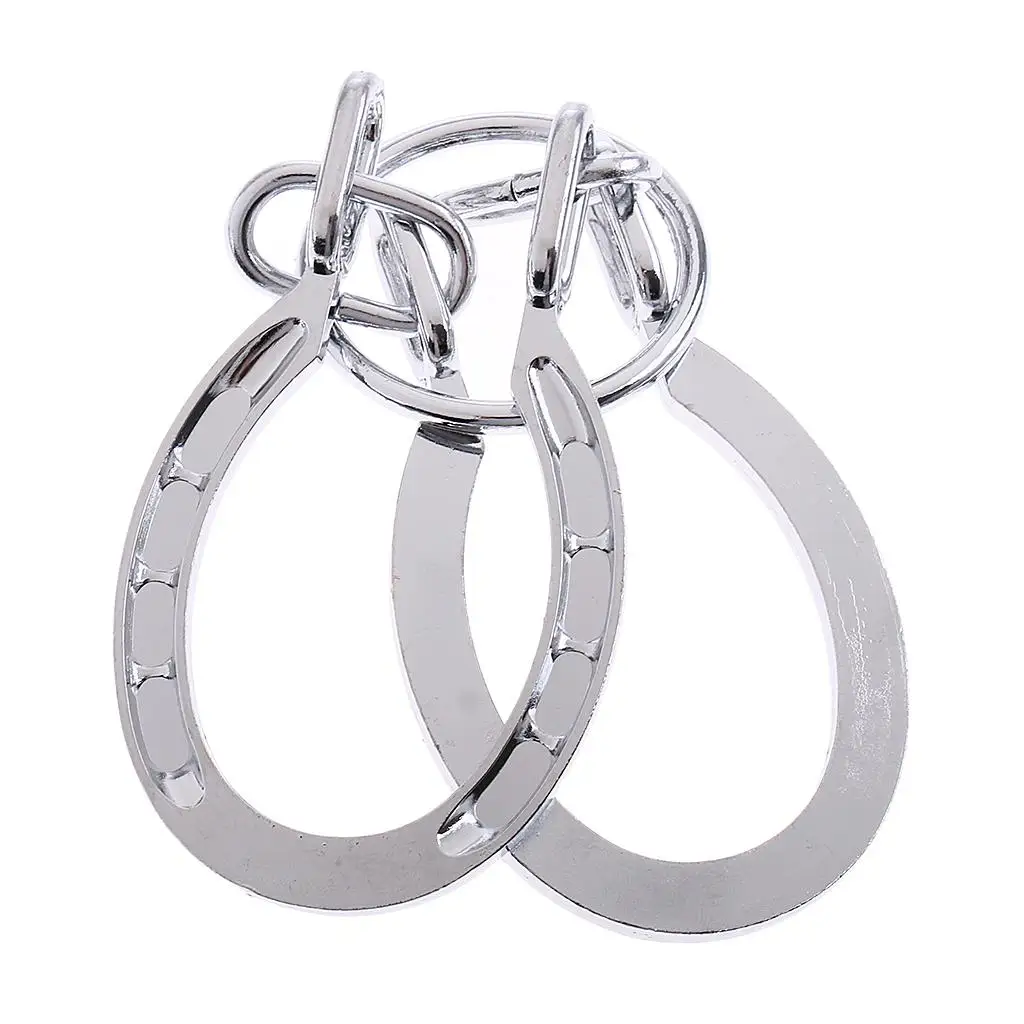 

Horseshoe Buckle Metal Puzzle 3D IQ Brain Game Toy for Learning Patience and Problem Solving