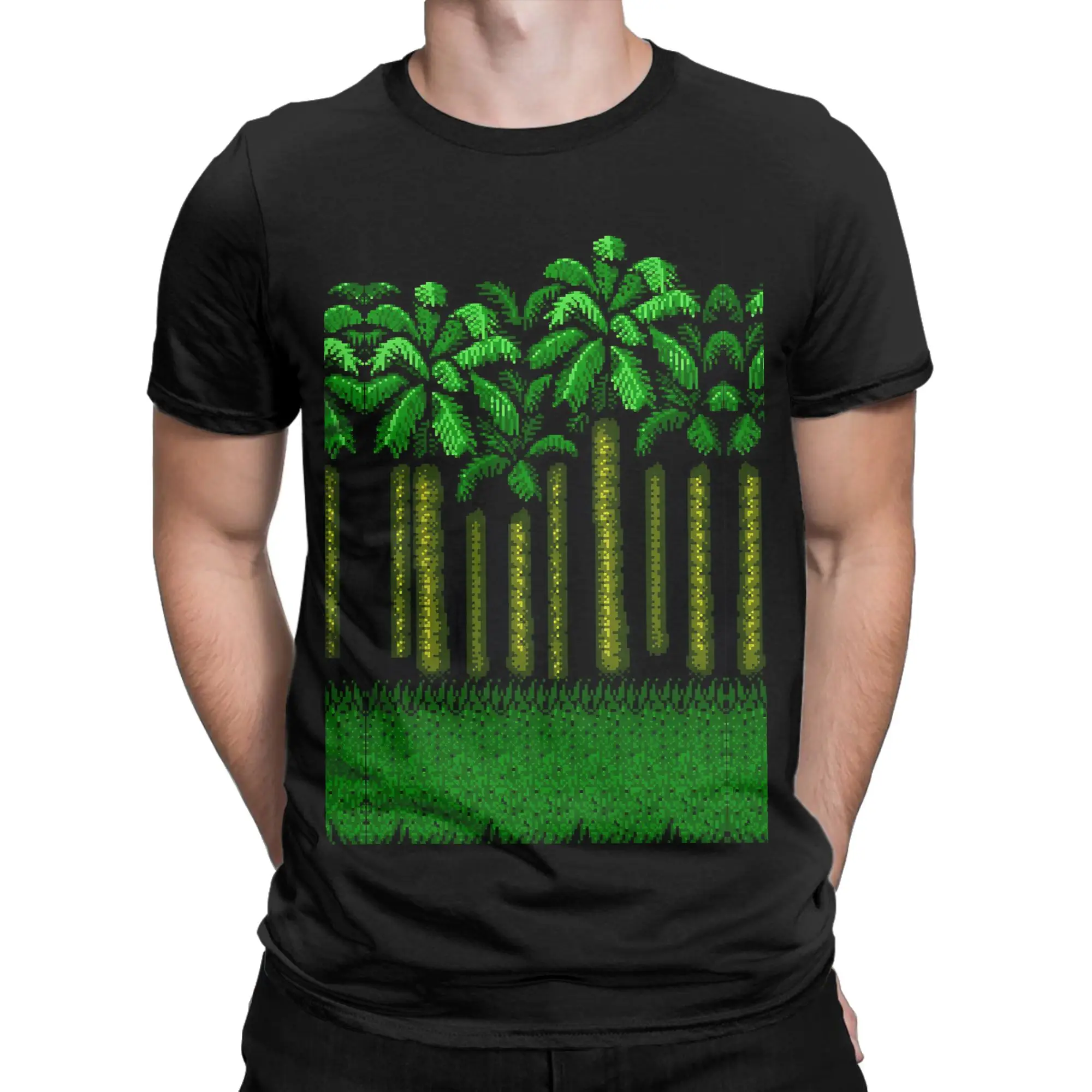 Super C Area 3 Classic Shirt Novelty Graphic 100% Cotton T-Shirt Contra NES Tops Tees For Men