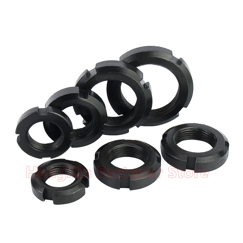 Picture 7: Left-hand Thread M16 M18 M20 M22 M24 M25 M27 M30 M33 M35 M36 M39 M40 M42 M45 M48 M50-M150 Slotted Round Nut Four Slot Nuts GB812
