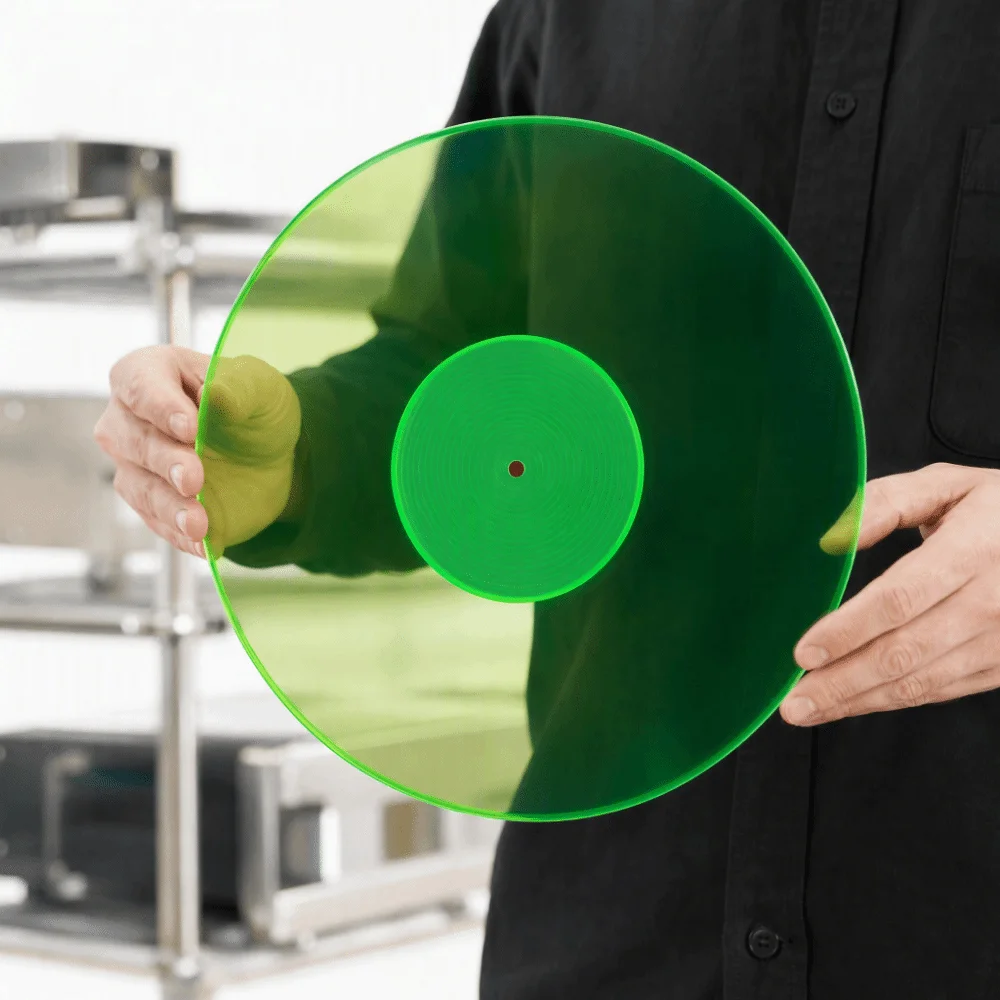 Antistatische Acryl-Plattenspielermatte 12 Zoll Rutschfeste Plattenspieler-Slipmat Langlebige Geräuscharme Schallplattenmatte Vinyl-Schallplatte – Detail 7