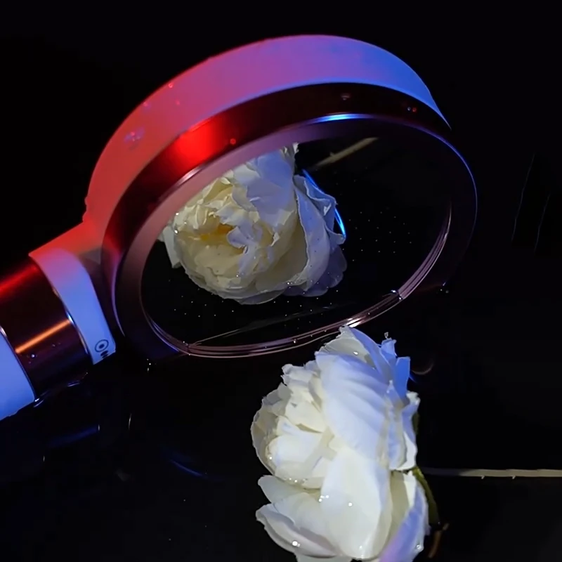 رأس دش مفلتر، وضع الضغط العالي المعدل، رأس دش مرآة، رذاذ الماء، إزالة الشوائب، الكلور للمياه الصلبة #3